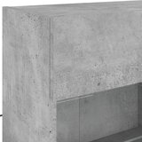 TV ormarić s LED svjetlima siva boja betona 98,5x30x60,5 cm | shoptok.hr
