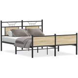 vidaXL Okvir kreveta bez madraca boja hrasta sonome 140x200 cm drveni | shoptok.hr