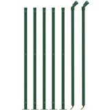  Mrežna ograja s prirobnico zelena 0,8x10 m | Shoptok.si