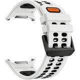 INF Zamenjava/kompatibilni del – Samsung Watch Ultra 47mm silikonski trak White+Black, (5000382652) | Shoptok.si