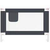  Sigurnosna ograda za dječji krevet tamnosiva 100x25 cm tkanina | Eponuda.ba
