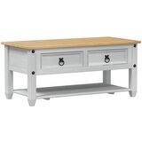  Kava Stol s ladicama Bijela 100 x 48 x 45 cm Masivna borovina | shoptok.hr