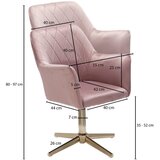 MID.YOU NASLANJAČ, tekstil roza | Shoptok.si