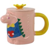  Ružičasta šalica s dinosaurom 400 ml | Shoptok.si