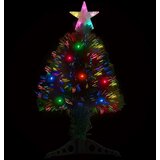 vidaXL Umetna novoletna jelka s stojalom / LED 64 cm optična vlakna | Shoptok.si
