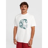 O'neill Majica 'Circle Surfer' temno zelena / bela | Shoptok.si