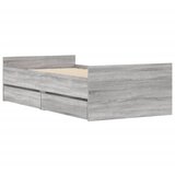  Okvir kreveta s ladicama siva boja hrasta 90x200 cm | Eponuda.com