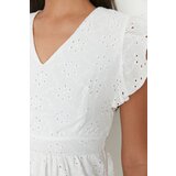 Trendyol White Brode Dress | shoptok.hr