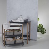 Qu-ax stol za previjanje s kadicom smart moonshadow naturel | shoptok.hr