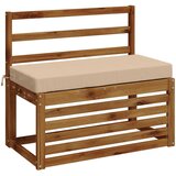  Jastučić za klupu SOEST 100% poliester Krem 80 x 40 x 8 cm | shoptok.hr