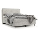 Maison de Rêve Svetlo siva boxspring postelja s prostorom za shranjevanje 160x200 cm Melba – | Shoptok.si