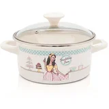 Shoppster Plitka šerpa sa staklenim poklopcem 20cm/2,6l