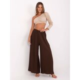 Italy Moda Trousers-MI-SP-A2432.71-dark brown | shoptok.hr