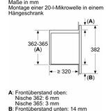 Bosch BFL623MB4 Serie2 Vgrajen peci z Ø mikrovalovni 27 cm steklenim vrtljivim krožnikom. | Shoptok.si