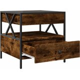  Stolić s beskonačnim LED svjetlima boja hrasta 50x50x51 cm | shoptok.hr