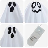 Halloween Ob Hanging Ghost 3 pcs Bijelo 52 x 62 cm Poliester | shoptok.hr