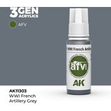 AK Interactive WWI French Artillery Grey 17ml - 3rd Gen Akrilna Boja AK11303 Slike