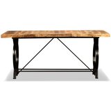  Jedilna miza iz trdnega neobdelanega mangovega lesa 180 cm, (20711161) | Shoptok.si