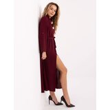 RUE PARIS Dress-MI-SK-C258.16-burgundy | shoptok.hr
