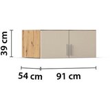 Mömax Nastavek Za Omaro Celle Matt, Barva Šampanjca, Ca. 91 Cm | Shoptok.si