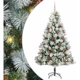  Umjetno božićno drvce S LED lampica Zelena i bijela 180 cm | shoptok.hr