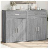 vidaXL Komoda 2 kosa siva sonoma 60x30x84 cm inženirski les | Shoptok.si