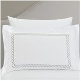 Mila Home Luxury Bela enojna posteljnina iz bombažnega satena z rjuho/6-delna 140x200 cm Whispered Serenity – | Shoptok.si