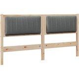  Tapecirani uzglavlje Smeđa 150 cm Čvrsto borovo drvo | Eponuda.com
