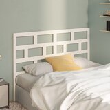  Uzglavlje za krevet bijelo 156 x 4 x 100 cm od masivne borovine | shoptok.hr