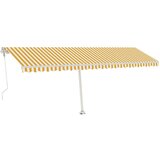  Samostojeća automatska tenda 600 x 300 cm žuto-bijela | shoptok.hr