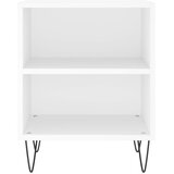  Noćni ormarići 2 kom bijeli 40 x 30 x 50 cm konstruirano drvo | shoptok.hr