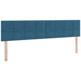  LED krevet za pohranu s madracem Tamno plava 200 x 200 cm | shoptok.hr