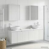  Set ormarića za kupaonicu 5 kom. Bijela Konstruirano drvo | shoptok.hr