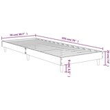  Okvir za krevet bijeli 90x190 cm konstruirano drvo | shoptok.hr