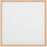  Magnetna bijela ploča s okvirom od punog borovine 40x40 cm | shoptok.hr
