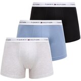 Tommy Hilfiger Underwear Boksarice svetlo modra / svetlo siva / črna Cene