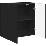 TV zidni ormar Zidne Crna 59,5 x 31 x 60 cm Konstruirano drvo | Eponuda.com
