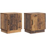 Noćni ormarić 2 pcs Staro drvo 43 x 34,5 x 47 cm | Shoptok.si