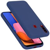 Cadorabo Case, združljiv s Samsungom v tekoči modro - zaščitni pokrov, narejen iz fleksibilnega silikona TPU, (20583139) Cene