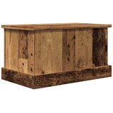  Kutija za pohranu boja staro drvo 30x50x28 cm konstruirano drvo | Eponuda.com