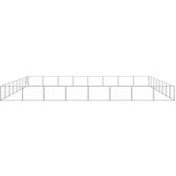 vidaXL kavez za pse srebrni 64 m² čelični | shoptok.hr