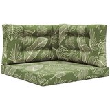 vidaXL Zunanja blazina za kavč 3 pcs Listnati dizajn Poliester, (5000232271) | Shoptok.si