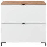 Voleo viseča omara za čevlje bela, hrast artisan | Shoptok.si
