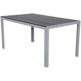Ibiza set namještaja 150 cm srebrna / crna 6+1 | shoptok.hr