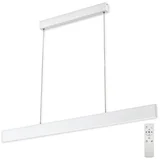 led prigušiva luster na sajli LED/30W/230V bela + daljinski upravljač