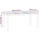  3-dijelni vrtni blagovaonski set od masivne tikovine | shoptok.hr