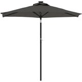  Vrtni suncobran s čeličnom šipkom LED antracit 225x225x212 cm | Eponuda.ba