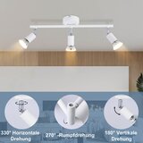 Nettlife LED stropna svetilka s 3 žarnicami - moderna toplo bela GU10 notranja stropna svetilka, (22116802) | Shoptok.si