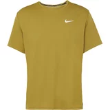 Nike Funkcionalna majica 'MILER' oliva / bela