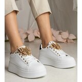 Gemre Black and white sneakers adorned with a butterfly with rhinestones Kariba Cijene
